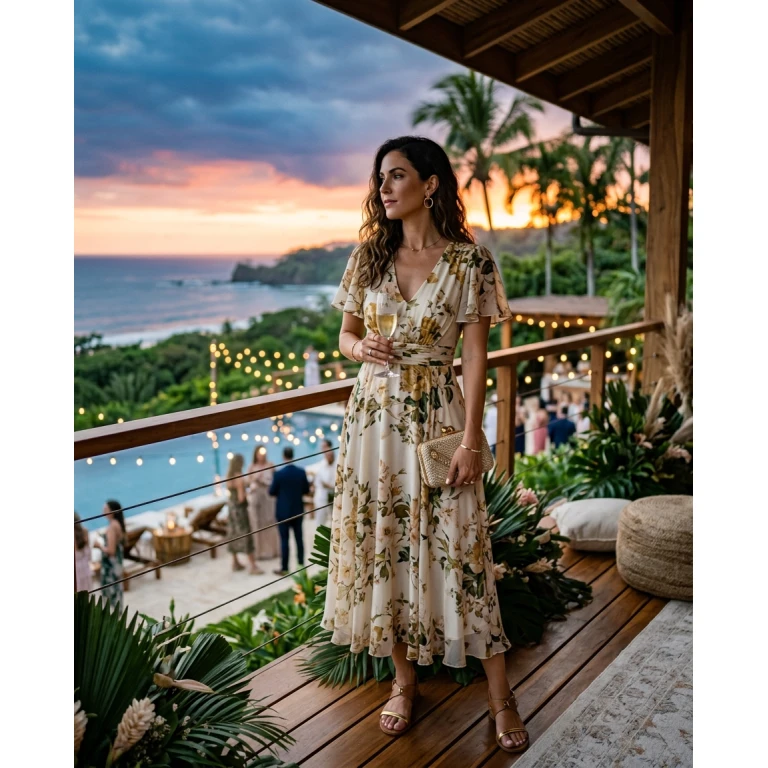 Gemma Deeks Style Guide: Semi Formal Holiday parties in Costa Rica Summer 2026