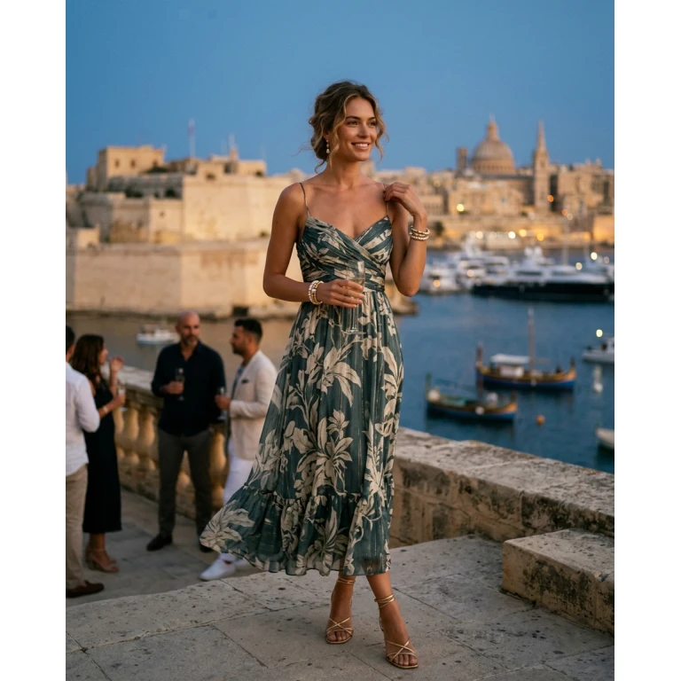 Gemma Deeks Style Guide: Semi Formal Holiday parties in Malta Summer 2026