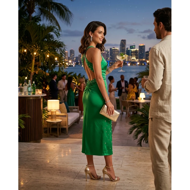 Gemma Deeks Style Guide: Semi Formal Holiday parties in Miami Summer 2026