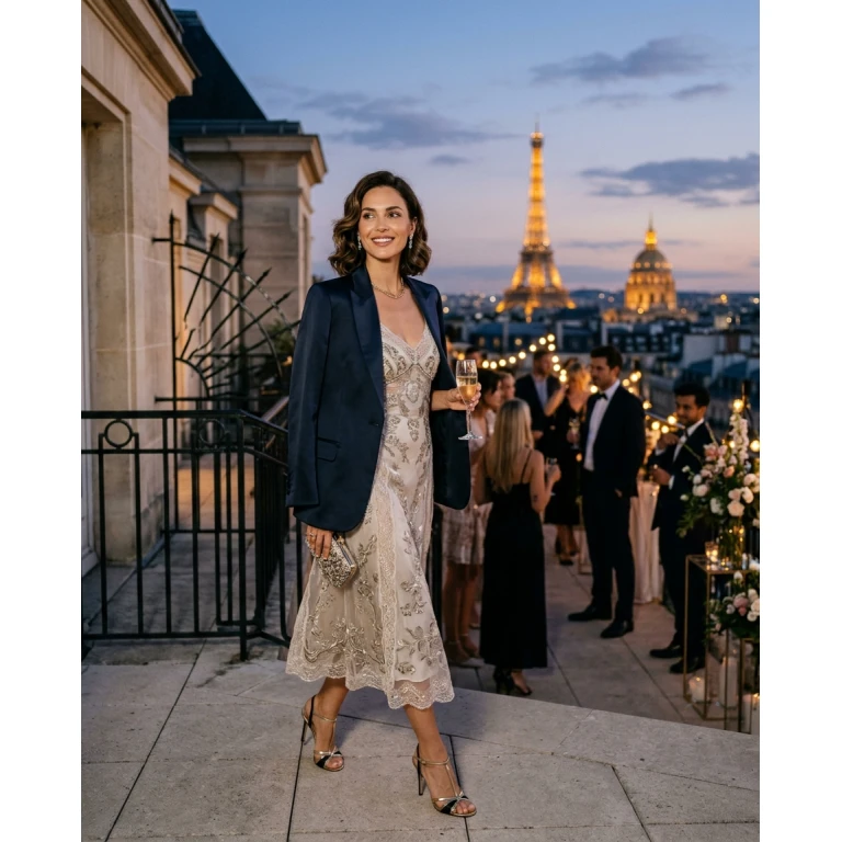 Gemma Deeks Style Guide: Semi Formal Holiday parties in Paris Summer 2026