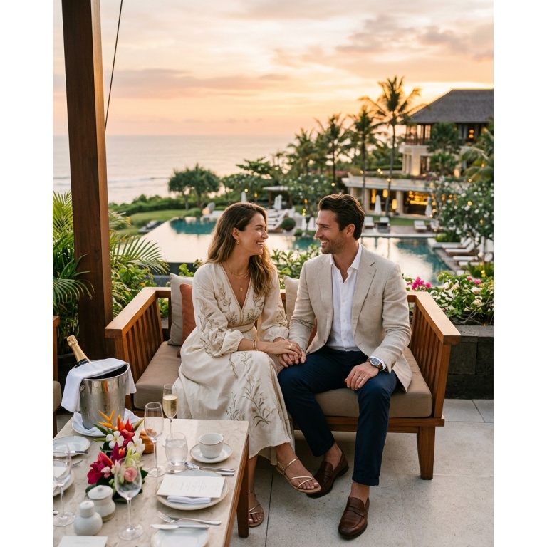 Gemma Deeks Style Guide: Smart Casual Anniversary in Bali Summer 2026