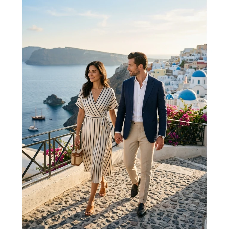 Gemma Deeks Style Guide: Smart Casual Anniversary in Greece Summer 2026