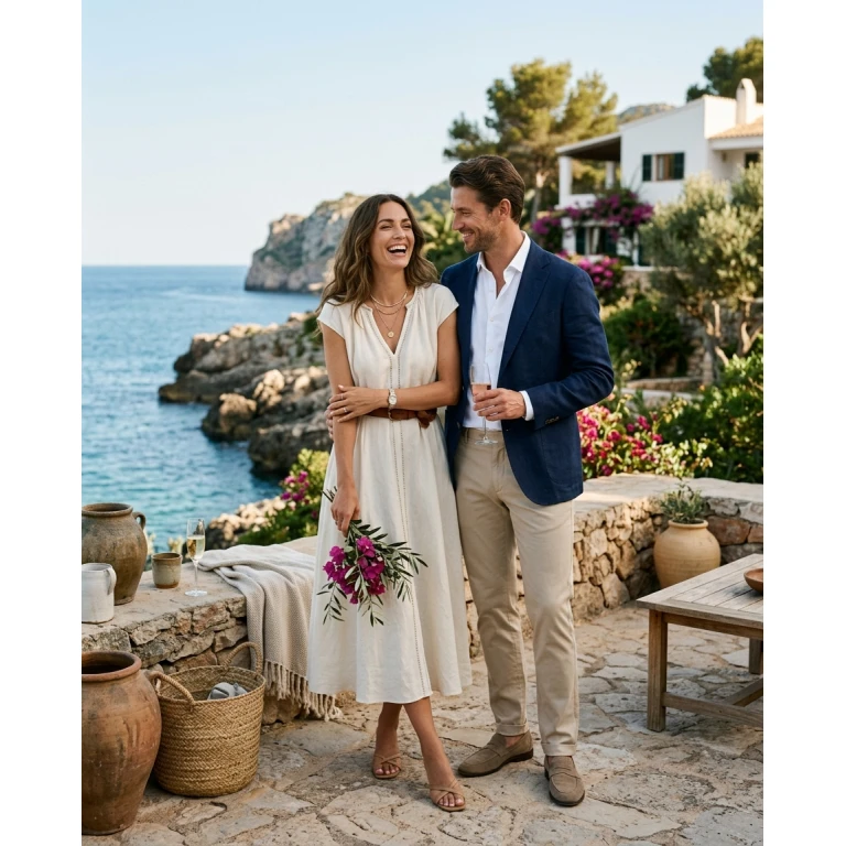 Gemma Deeks Style Guide: Smart Casual Anniversary in Majorca Summer 2026