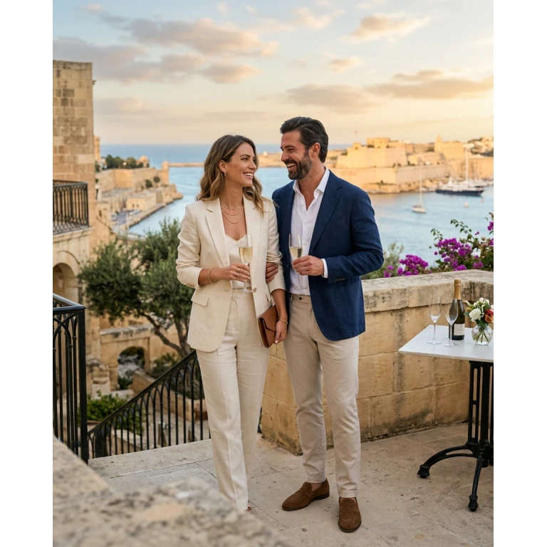 Gemma Deeks Style Guide: Smart Casual Anniversary in Malta Summer 2026