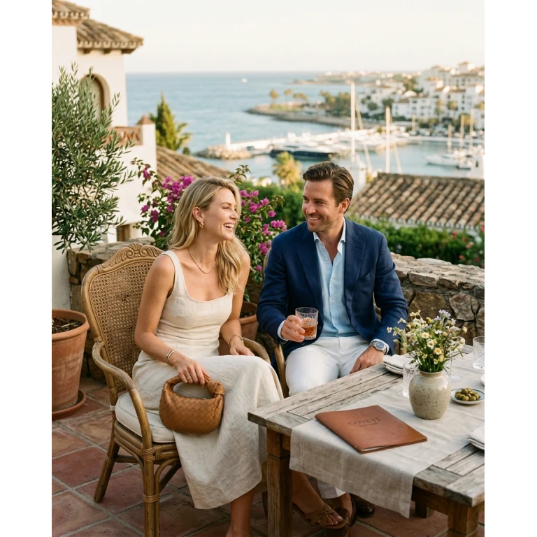 Gemma Deeks Style Guide: Smart Casual Anniversary in Marbella Summer 2026