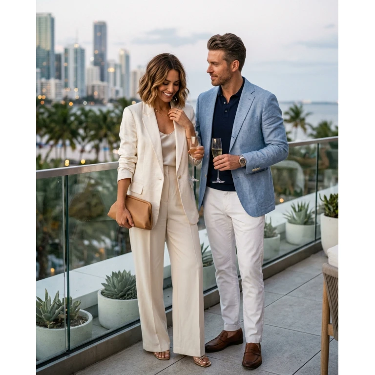 Gemma Deeks Style Guide: Smart Casual Anniversary in Miami Summer 2026