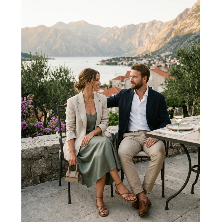 Gemma Deeks Style Guide: Smart Casual Anniversary in Montenegro Summer 2026