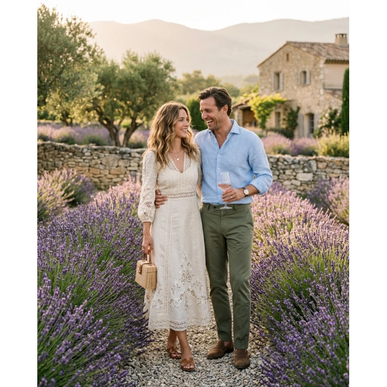 Gemma Deeks Style Guide: Smart Casual Anniversary in Provence France Summer 2026
