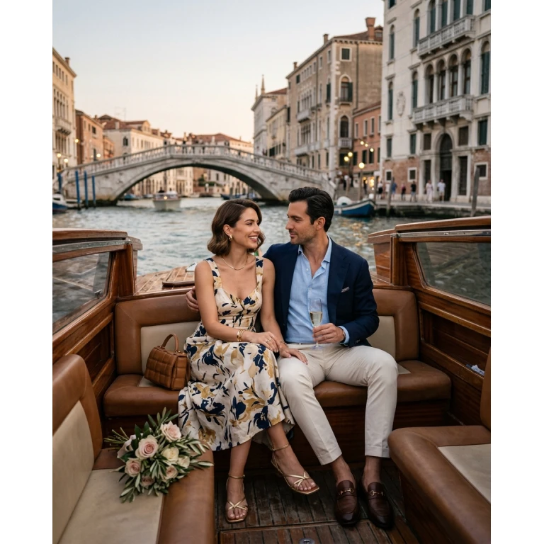 Gemma Deeks Style Guide: Smart Casual Anniversary in Venice Summer 2026