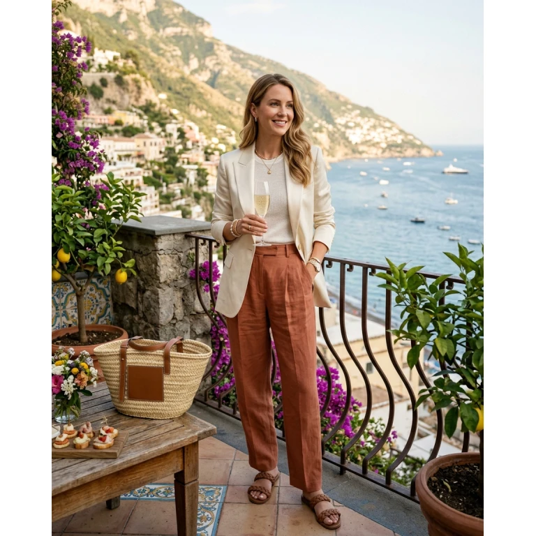 Gemma Deeks Style Guide: Smart Casual Birthday in Amalfi Coast Summer 2026