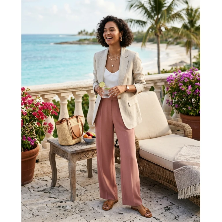 Gemma Deeks Style Guide: Smart Casual Birthday in Bahamas Summer 2026