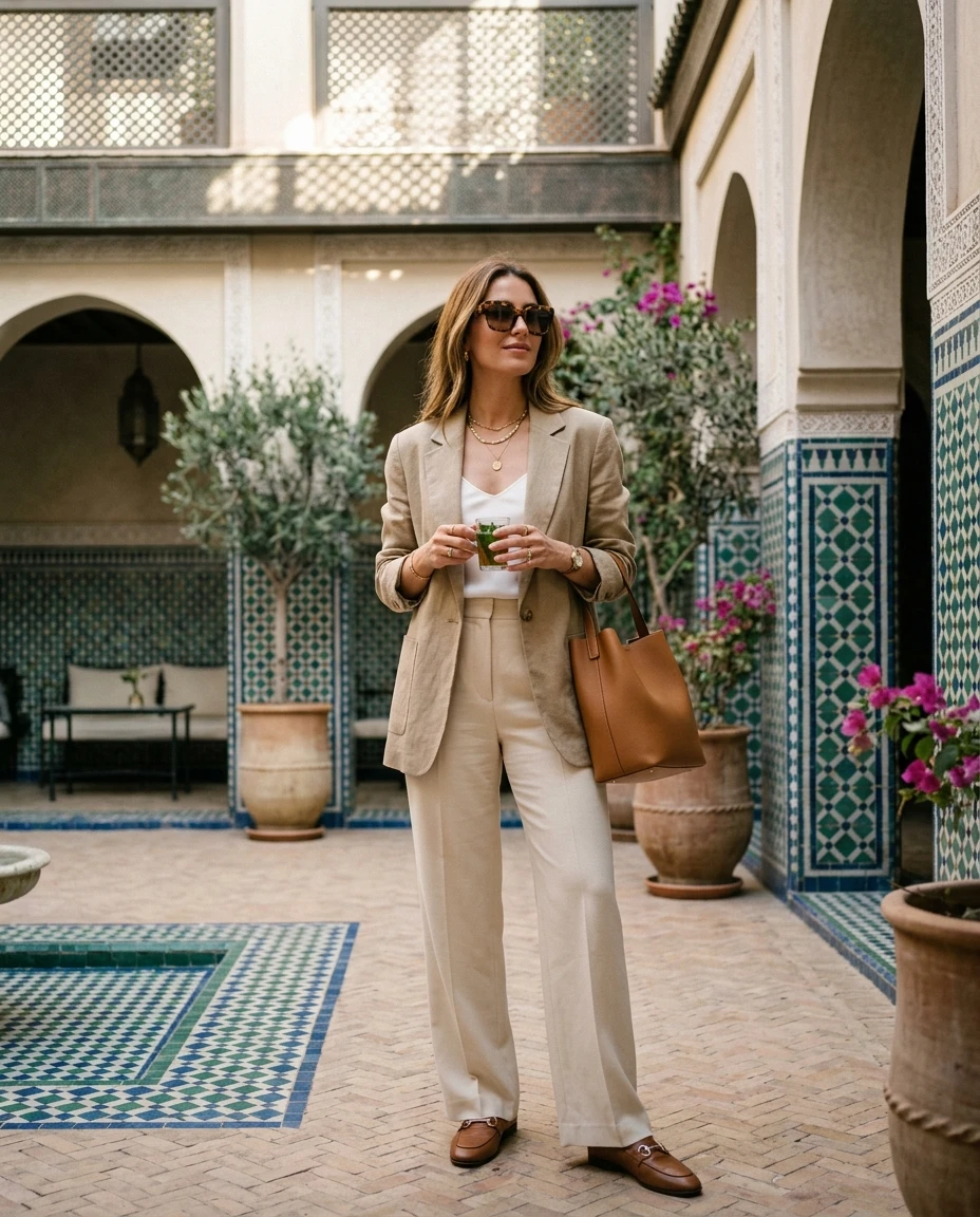 Gemma Deeks Style Guide: Smart Casual Birthday in Marrakech Summer 2026