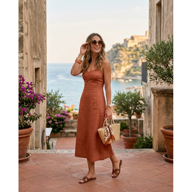 Gemma Deeks Style Guide: Smart Casual Birthday in Sicily Summer 2026