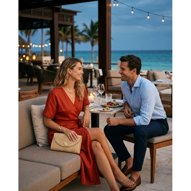 Gemma Deeks Style Guide: Smart Casual Date night in Cancun Summer 2026