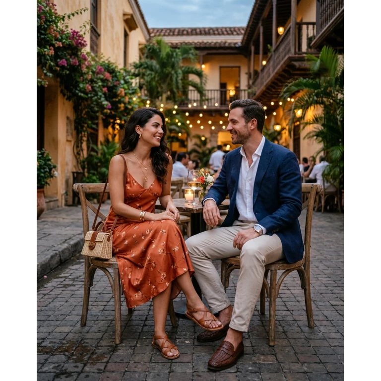 Gemma Deeks Style Guide: Smart Casual Date night in Colombia Summer 2026