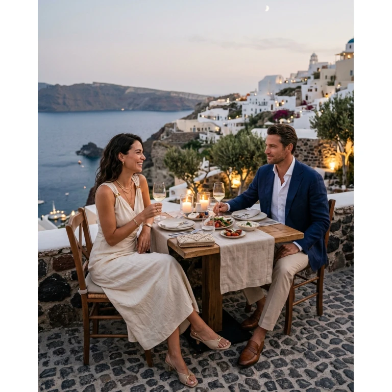 Gemma Deeks Style Guide: Smart Casual Date night in Greece Summer 2026