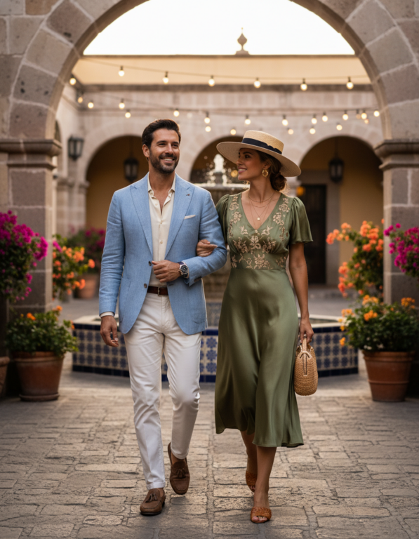 Gemma Deeks Style Guide: Smart Casual Date night in Mexico Summer 2026