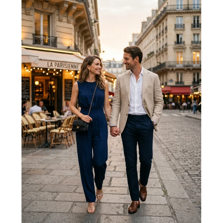 Gemma Deeks Style Guide: Smart Casual Date night in Paris Summer 2026