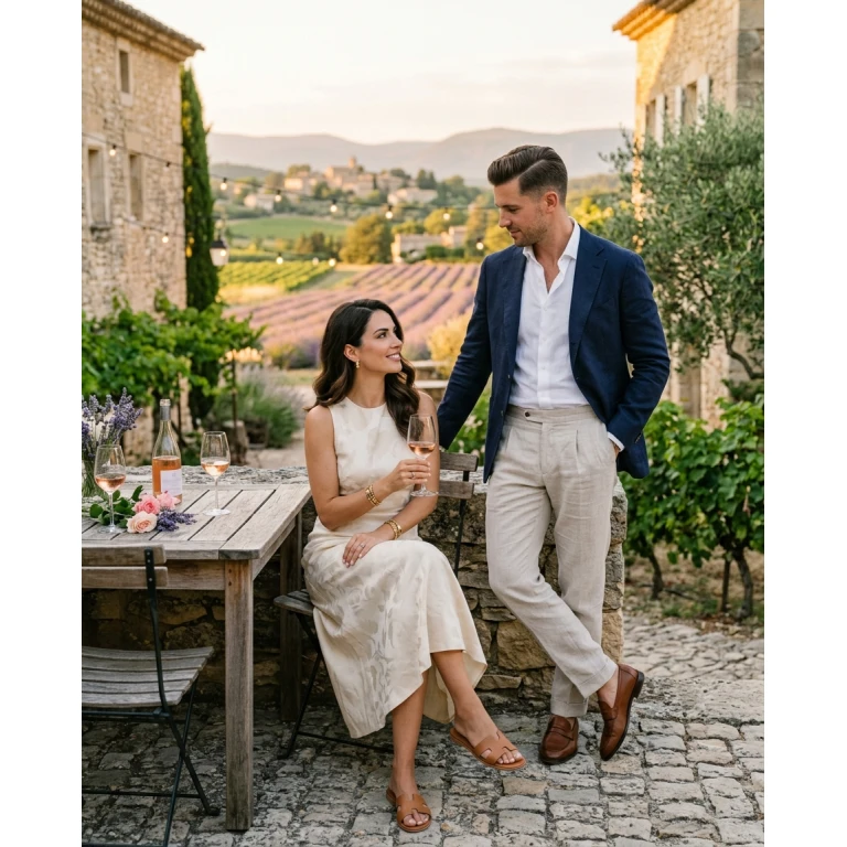 Gemma Deeks Style Guide: Smart Casual Date night in Provence France Summer 2026