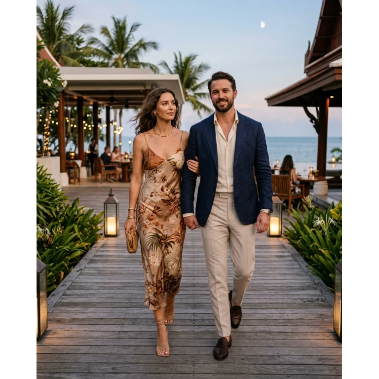 Gemma Deeks Style Guide: Smart Casual Date night in Thailand Summer 2026