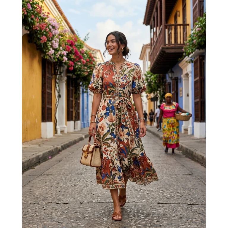 Gemma Deeks Style Guide: Smart Casual Designer Summer Dresses in Colombia Summer 2026