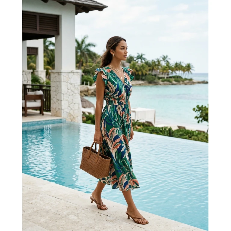 Gemma Deeks Style Guide: Smart Casual Designer Summer Dresses in Montego Bay Summer 2026