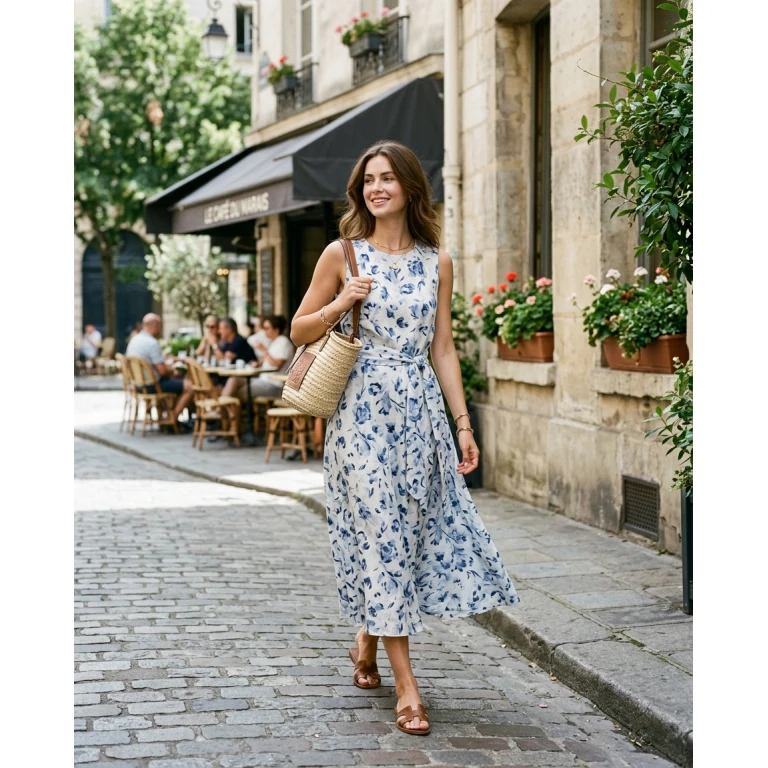 Gemma Deeks Style Guide: Smart Casual Designer Summer Dresses in Paris Summer 2026