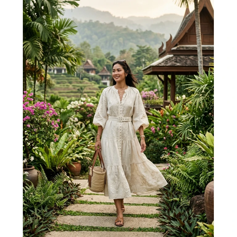 Gemma Deeks Style Guide: Smart Casual Designer Summer Dresses in Thailand Summer 2026