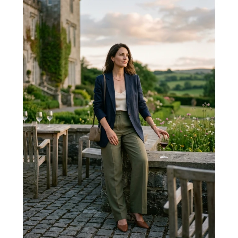Gemma Deeks Style Guide: Smart Casual dinner outfit in Ireland Summer 2026