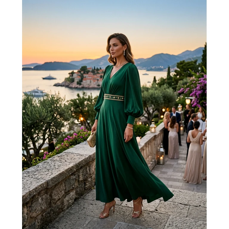 Gemma Deeks Style Guide: Smart Casual gala gown in Montenegro Summer 2026