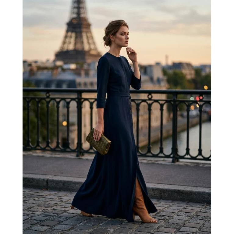 Gemma Deeks Style Guide: Smart Casual gala gown in Paris Summer 2026