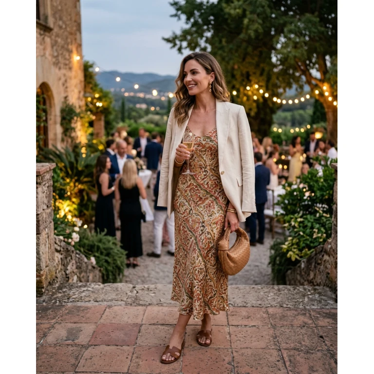 Gemma Deeks Style Guide: Smart Casual Holiday parties in Catalonia Summer 2026