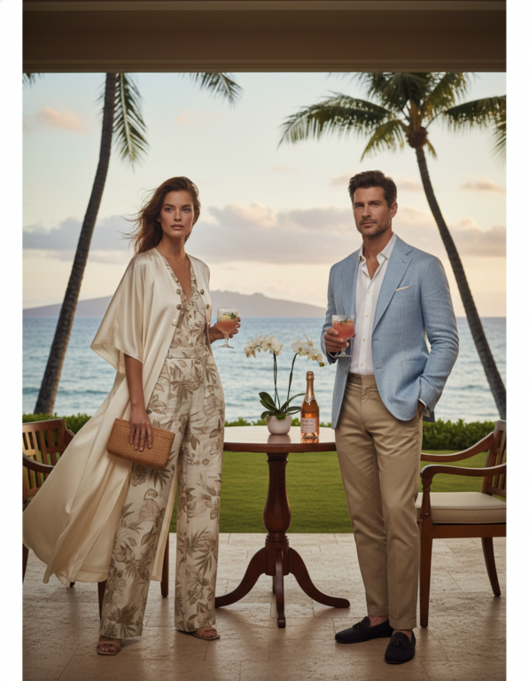 Gemma Deeks Style Guide: Smart Casual Holiday parties in Hawaii Summer 2026