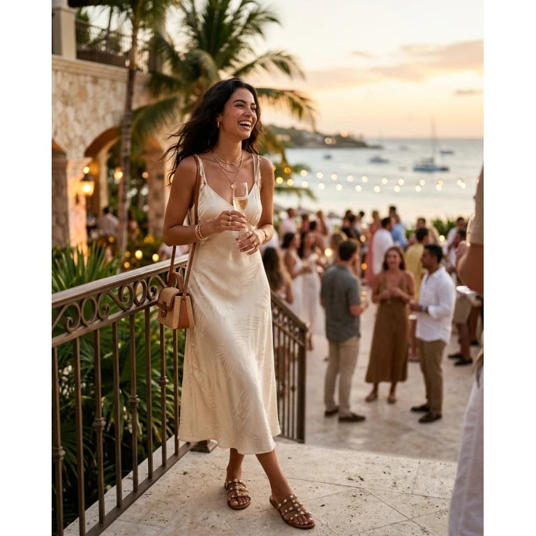 Gemma Deeks Style Guide: Smart Casual Holiday parties in La Romana Summer 2026