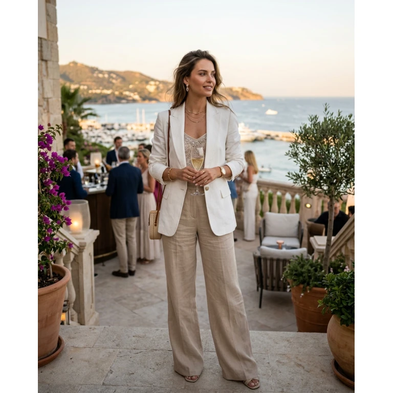 Gemma Deeks Style Guide: Smart Casual Holiday parties in Marbella Summer 2026