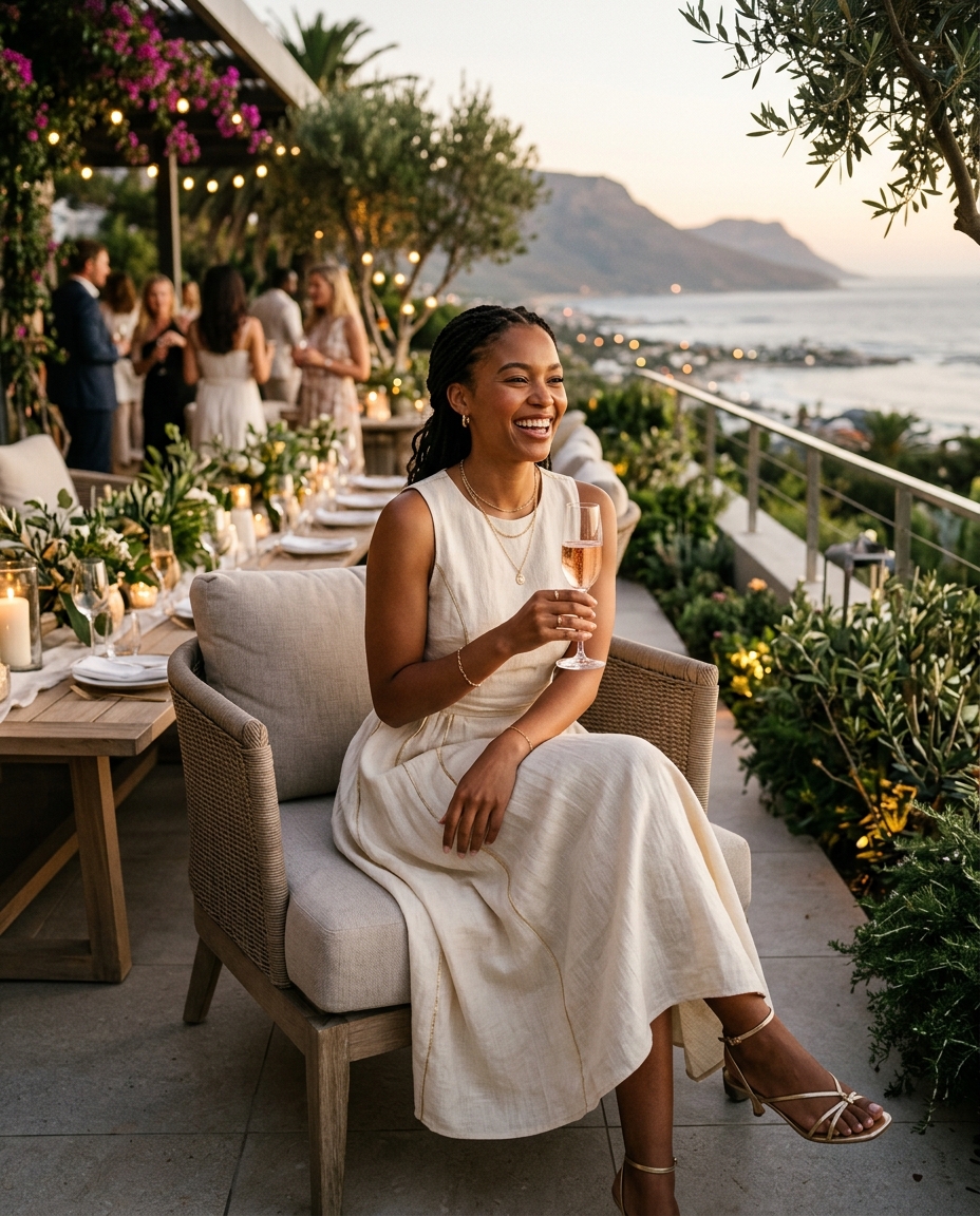 Gemma Deeks Style Guide: Smart Casual Holiday parties in South Africa Summer 2026