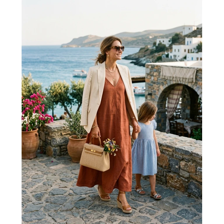Gemma Deeks Style Guide: Smart Casual Mother’s Day in Crete Summer 2026