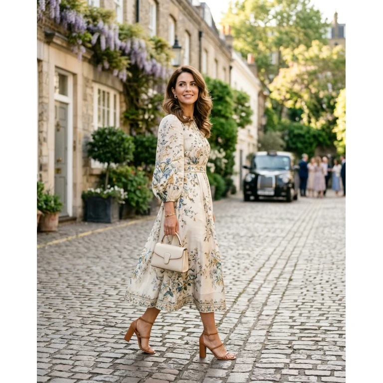 Gemma Deeks Style Guide: Smart Casual wedding guest dress in London Summer 2026