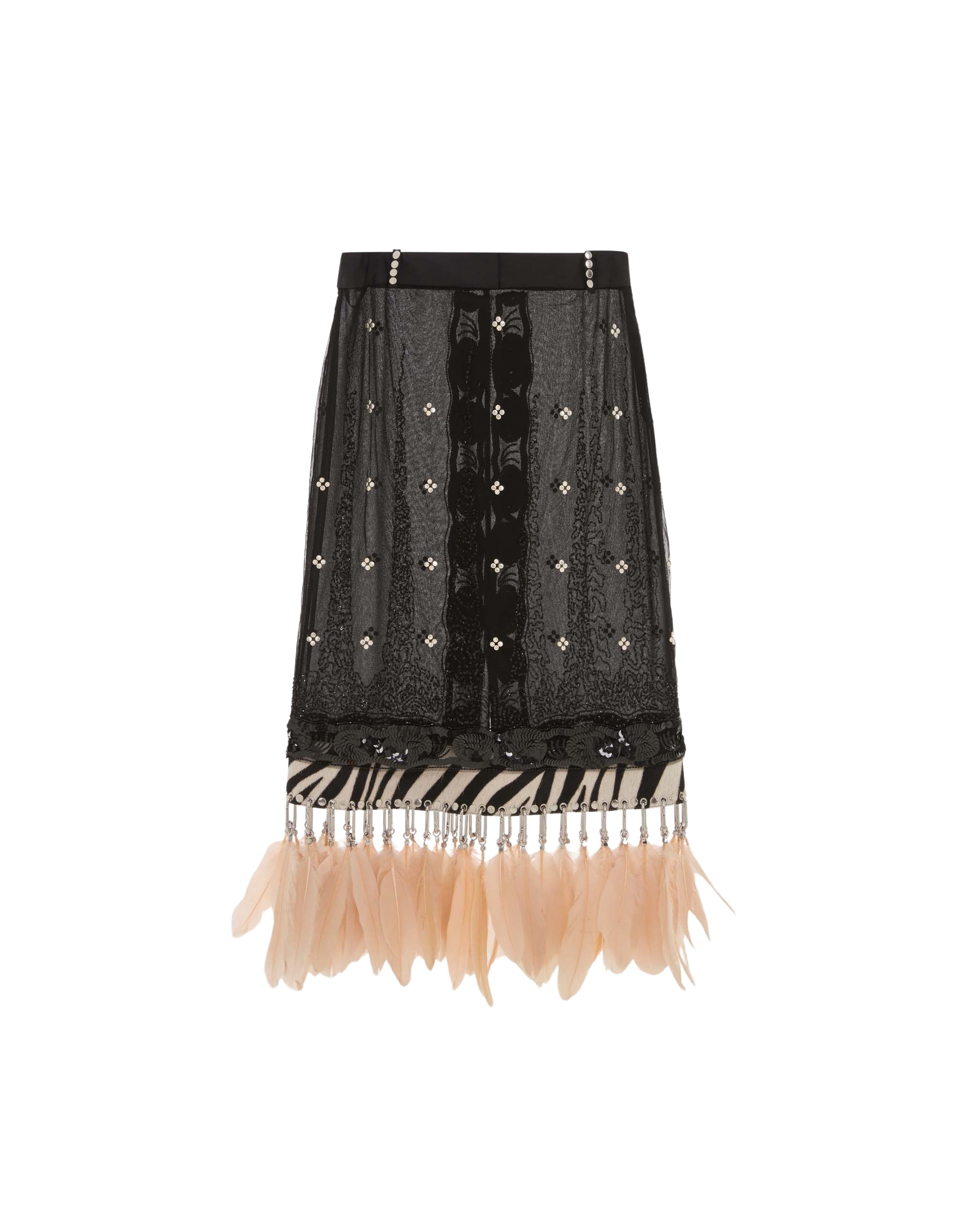 Elevate your elegance in this 16 Arlington Skirts from the luxury feather dress edit