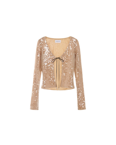 Elevate your elegance in this 16 Arlington Knitwear from the luxury feather dress edit
