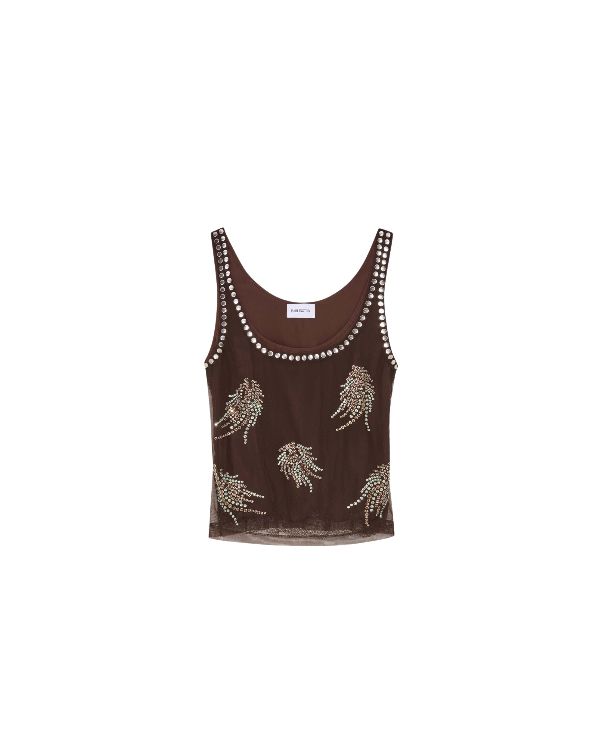 Elevate your elegance in this 16 Arlington Tops from the luxury feather dress edit