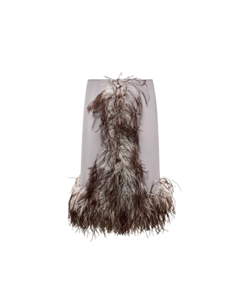 Elevate your elegance in this 16 Arlington Skirts from the luxury feather dress edit