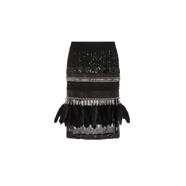 Elevate your elegance in this 16 Arlington Skirts from the luxury feather dress edit