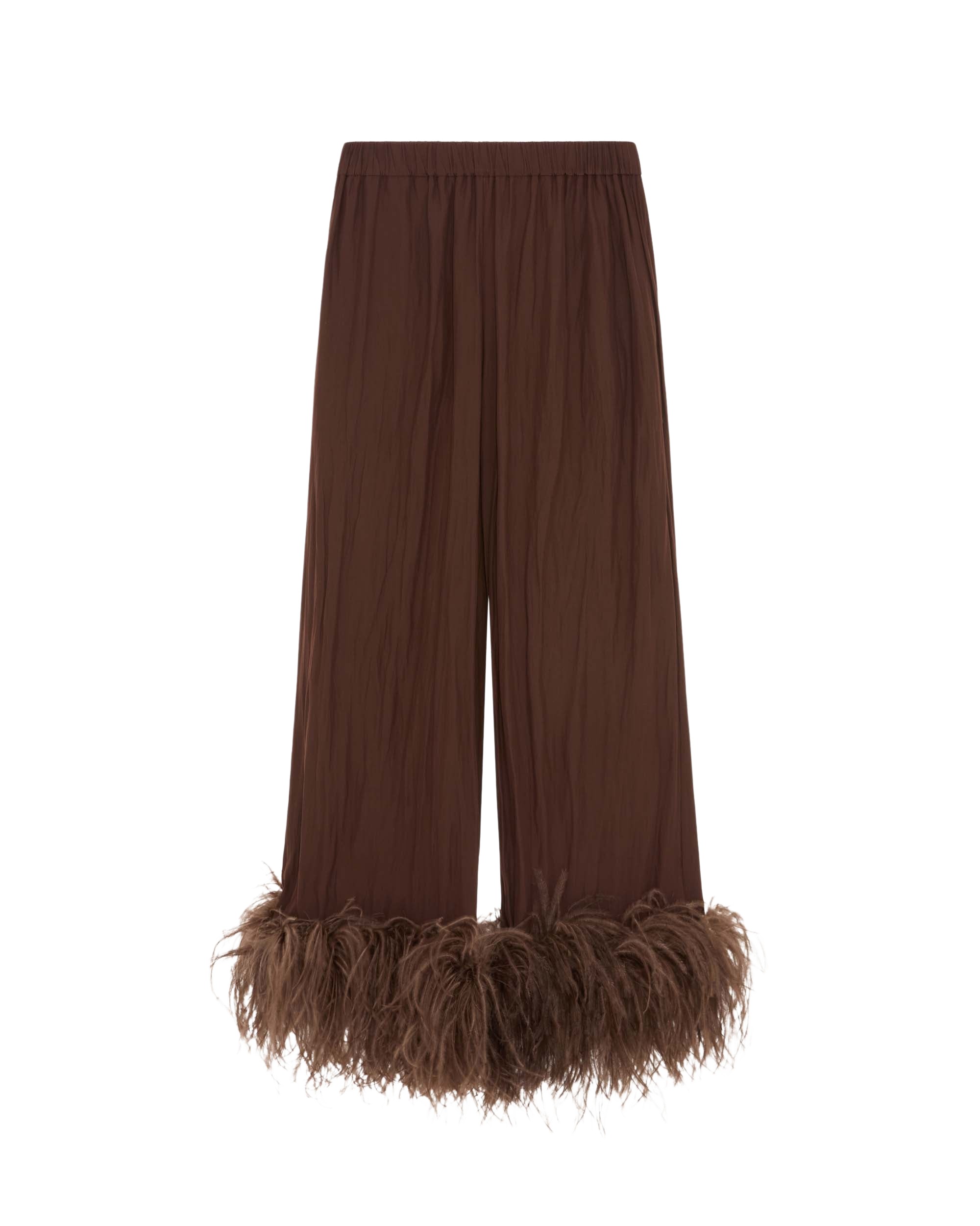 Elevate your elegance in this 16 Arlington Pants from the luxury feather dress edit
