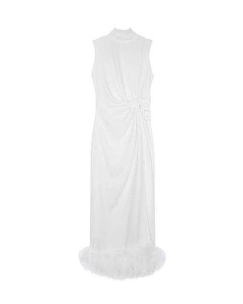 Elevate your elegance in this 16 Arlington Dresses from the luxury feather dress edit