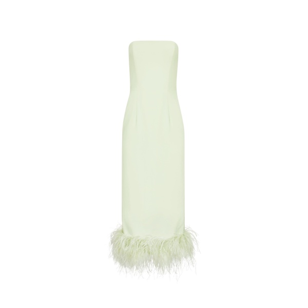 Elevate your elegance in this 16 Arlington Dresses from the luxury feather dress edit