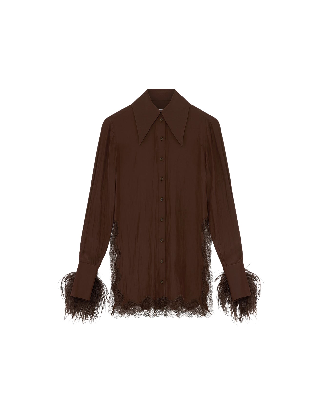 Elevate your elegance in this 16 Arlington Tops from the luxury feather dress edit