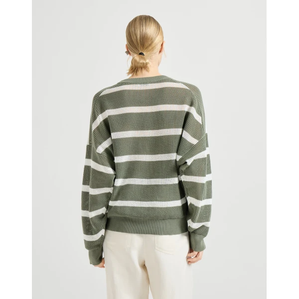Brunello Cucinelli Striped sweater, view 3