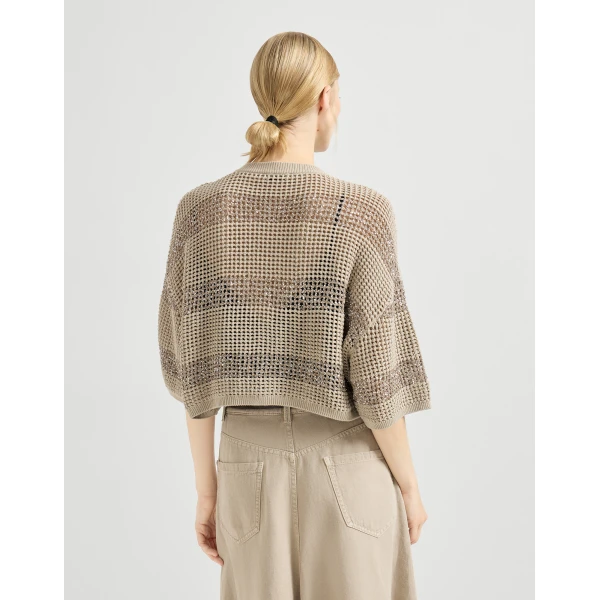 Brunello Cucinelli Cropped cardigan, view 3