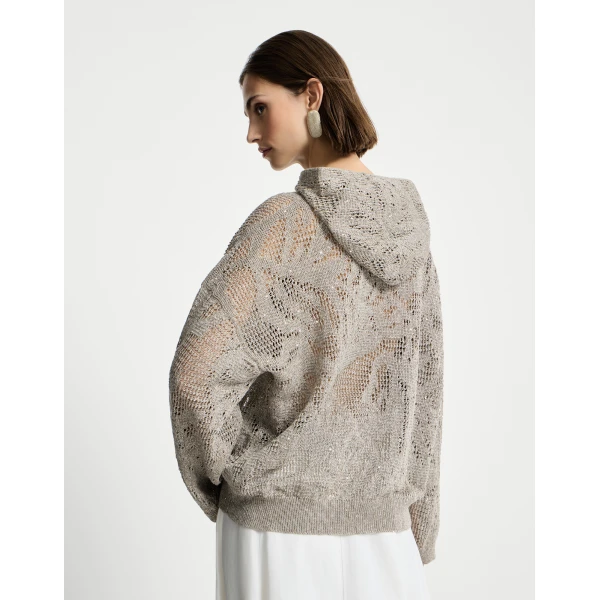 Brunello Cucinelli Dazzling water lilies sweater, view 3